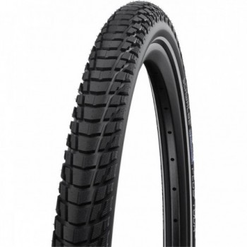 Copertone 28' 700x35 Schwalbe Marathon Plus Tour HS619 Rigido Nero Reflex - Antiforatura e Versatile per Trekking - 1 - Coperton