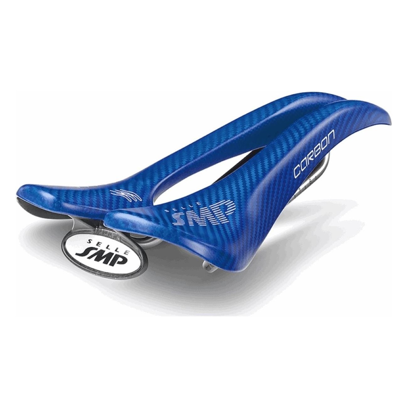 Sella Bici in Carbonio Blu 2018 per MTB, Strada e Gravel - Leggera 185g - 1 - Selle - 8032568520449