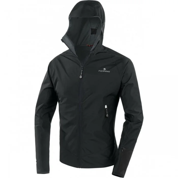 Herrenjacke Ural Softshell Schwarz S Winddicht Atmungsaktiv Berg - 1