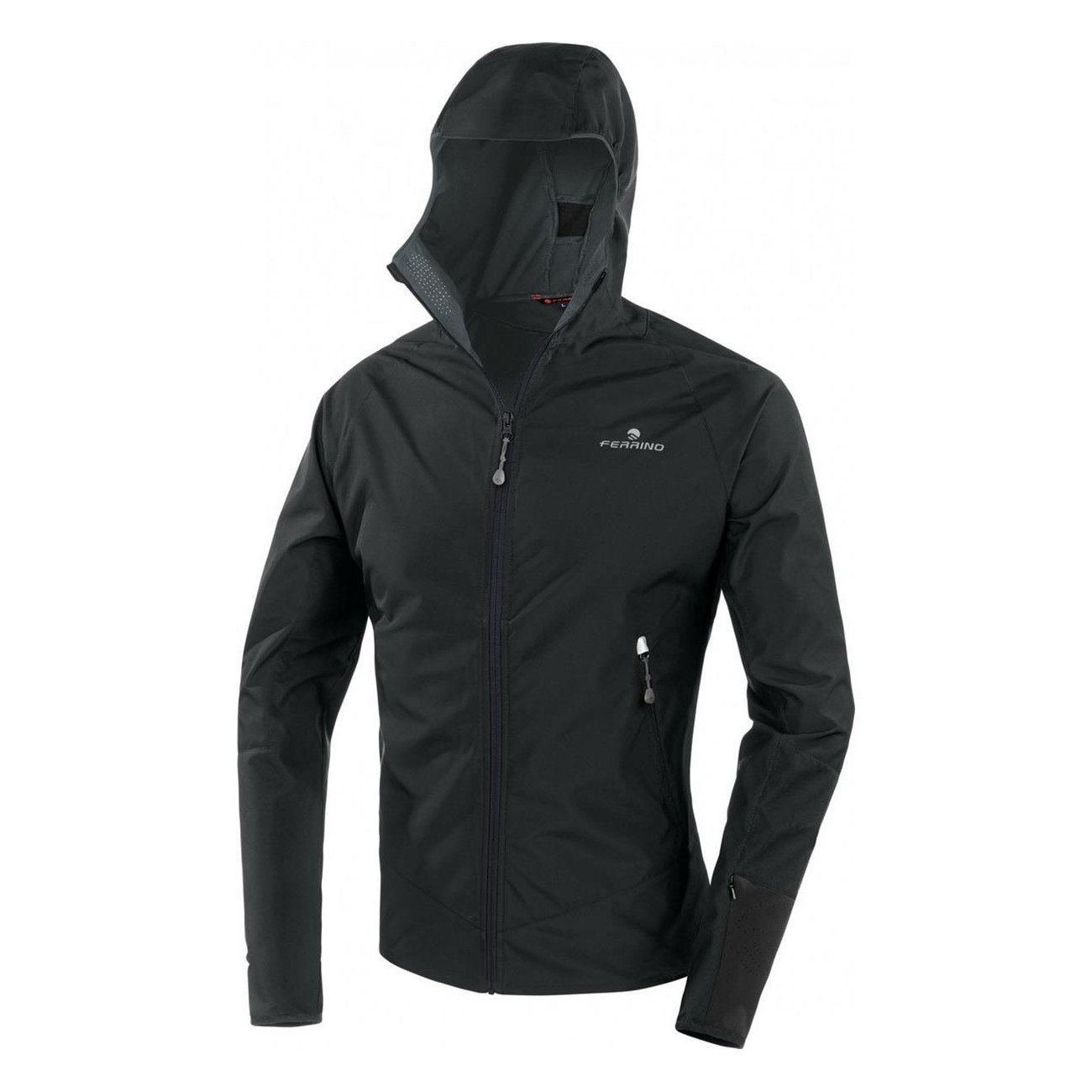 Chaqueta Hombre Ural Softshell Negra S Antiviento Transpirable Montaña - 1