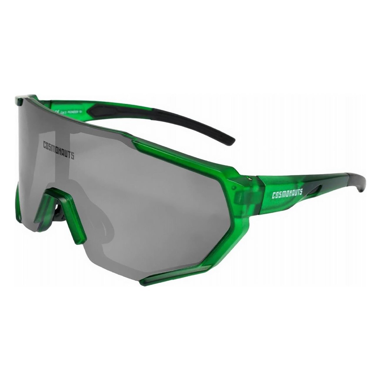 Occhiali da Ciclismo Pioneer 10 Erredi Verde Trasparente in TR90 Grilamid Svizzero - 1 - Occhiali - 8057506800360