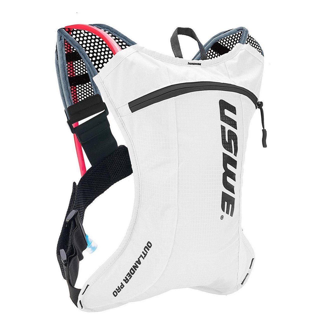 Mochila USWE Outlander Pro 2 Litros Blanca para MTB y Ciclismo, Ligera y Ventilada - 1