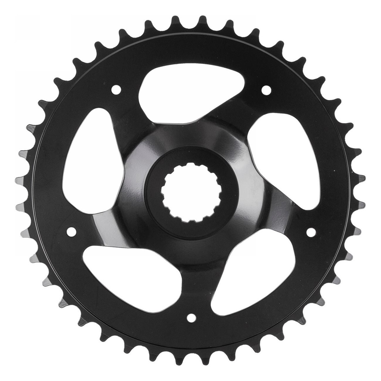 E-Bike Gear 38 Teeth Black Steel for Bosch Gen3, Chain Line 47 mm - 1