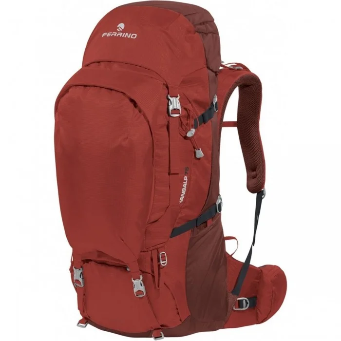 Sac à dos Transalp 75L Rouge pour Trekking et Voyage - 1