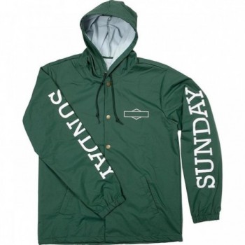 Sunday Rockwell Box Waterproof Windbreaker Green - Size S - 1