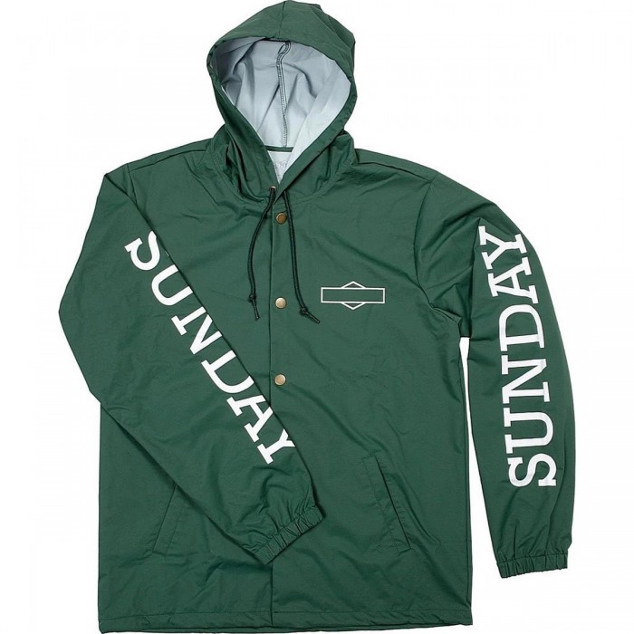 Chaqueta Impermeable Sunday Rockwell Box Verde - Talla S - 1