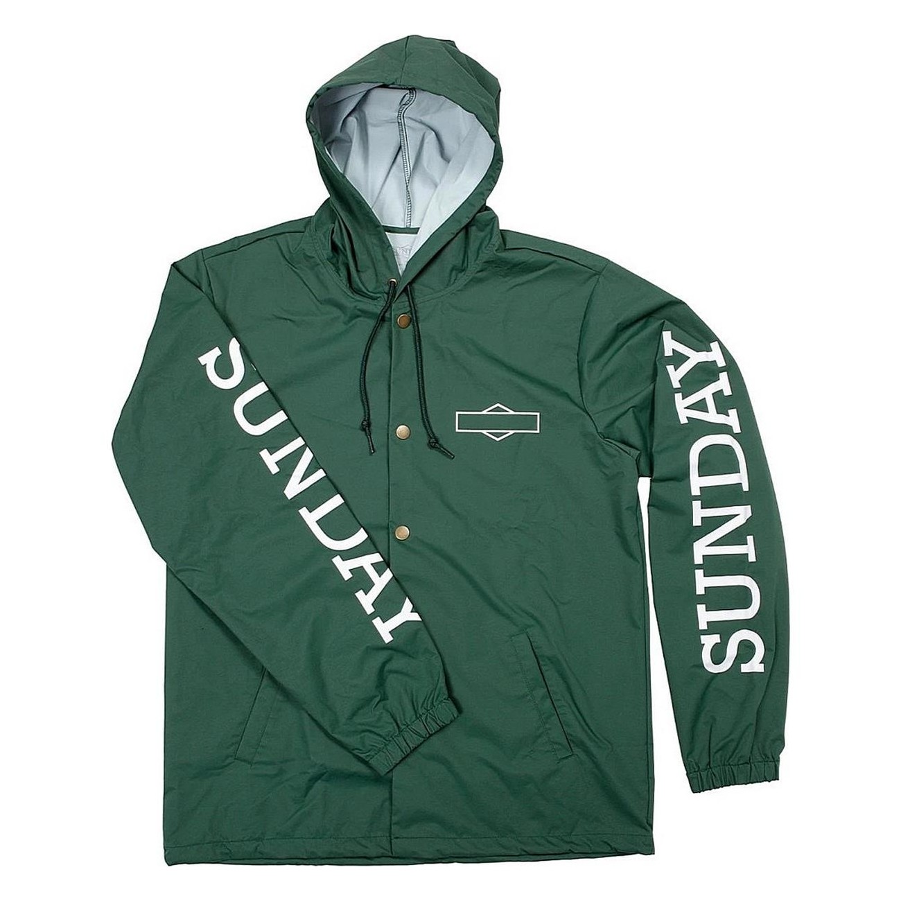 Chaqueta Impermeable Sunday Rockwell Box Verde - Talla S - 1