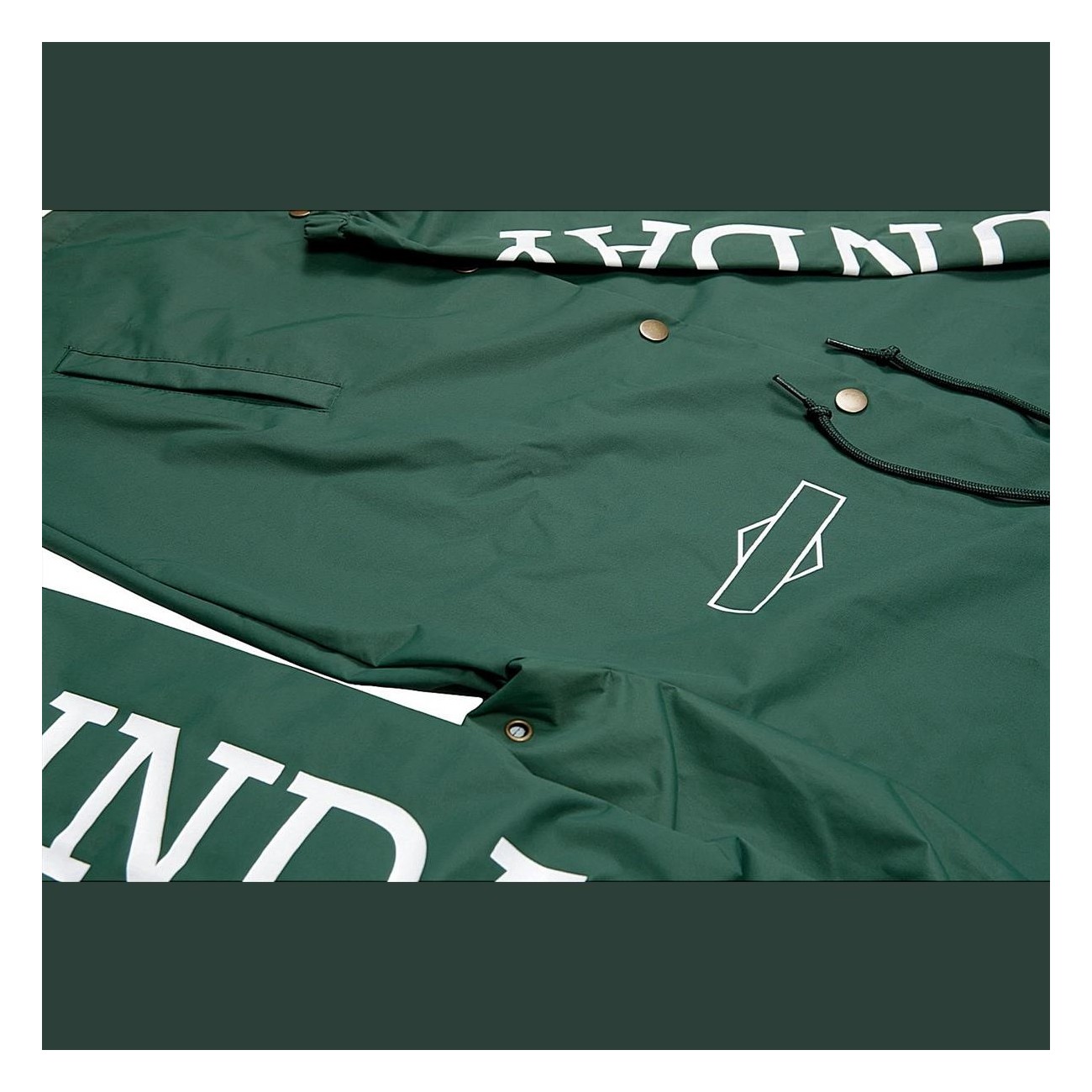 Giacca a Vento Impermeabile Sunday Rockwell Box Verde - Taglia S - 3 - Maglie - 0630950200139