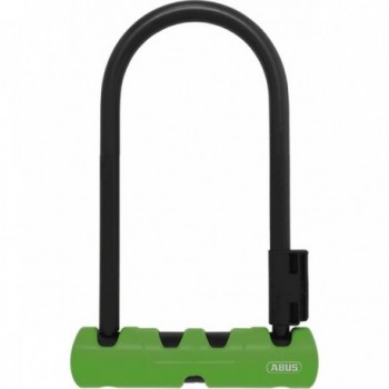 Cadenas en U 410 Ultra Noir/Vert avec Support, Sécurité Supérieure, 230x107x14 mm - 1