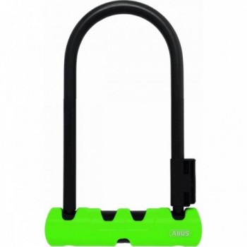 Cadenas en U 410 Ultra Noir/Vert avec Support, Sécurité Supérieure, 230x107x14 mm - 4