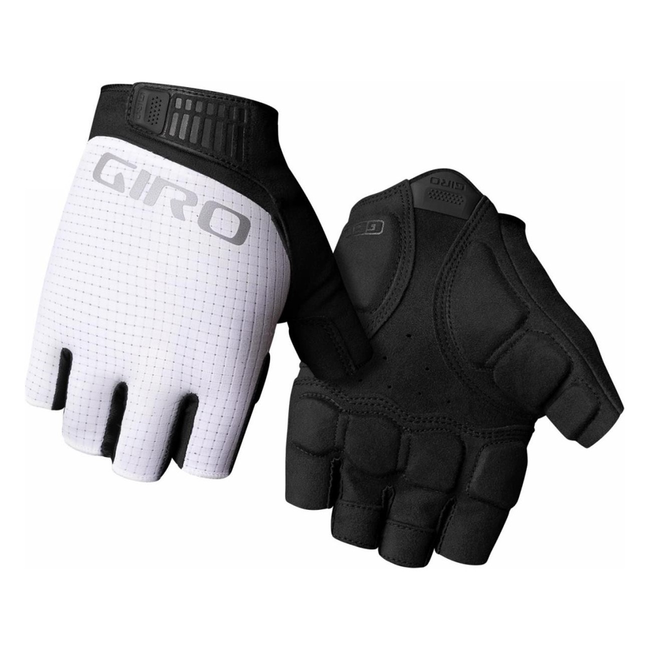 Bravo Gel II Summer Gloves White XL with Recycled Fabric Palm and Gel Padding - 1