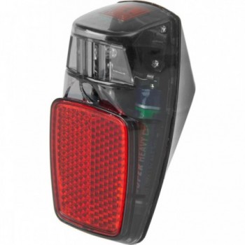 ANLUN Battery-Powered Rear Light for Fender with Red LED and Reflector - 1