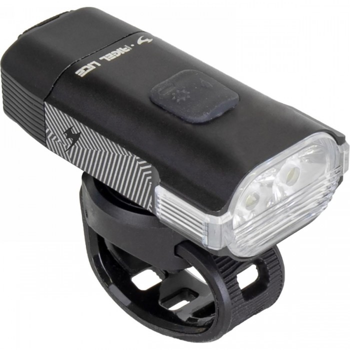 Lampe Frontale USB Rigel Lite 500 Lumens, 2 LED, 6 Fonctions, Noir - 1