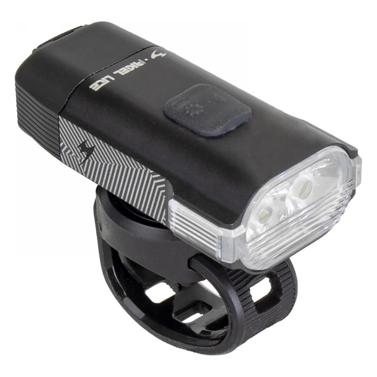 Lampe Frontale USB Rigel Lite 500 Lumens, 2 LED, 6 Fonctions, Noir - 1