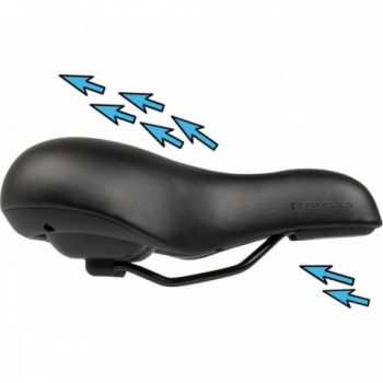 Ventura ASA City Comfort Saddle Black 255x209 mm with Anti-abrasion Protection - 2