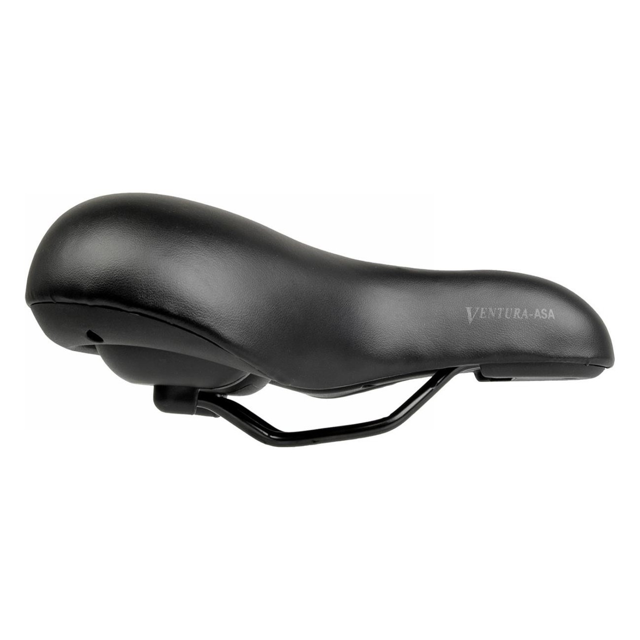 Ventura ASA City Comfort Saddle Black 255x209 mm with Anti-abrasion Protection - 3