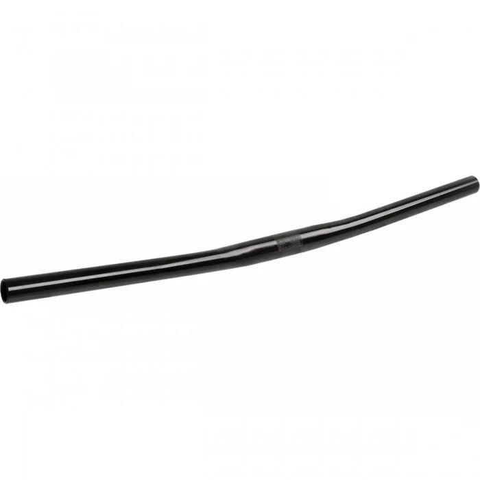 Black Steel MTB Flatbar Handlebar 600 mm Ø 25.4 mm - 1