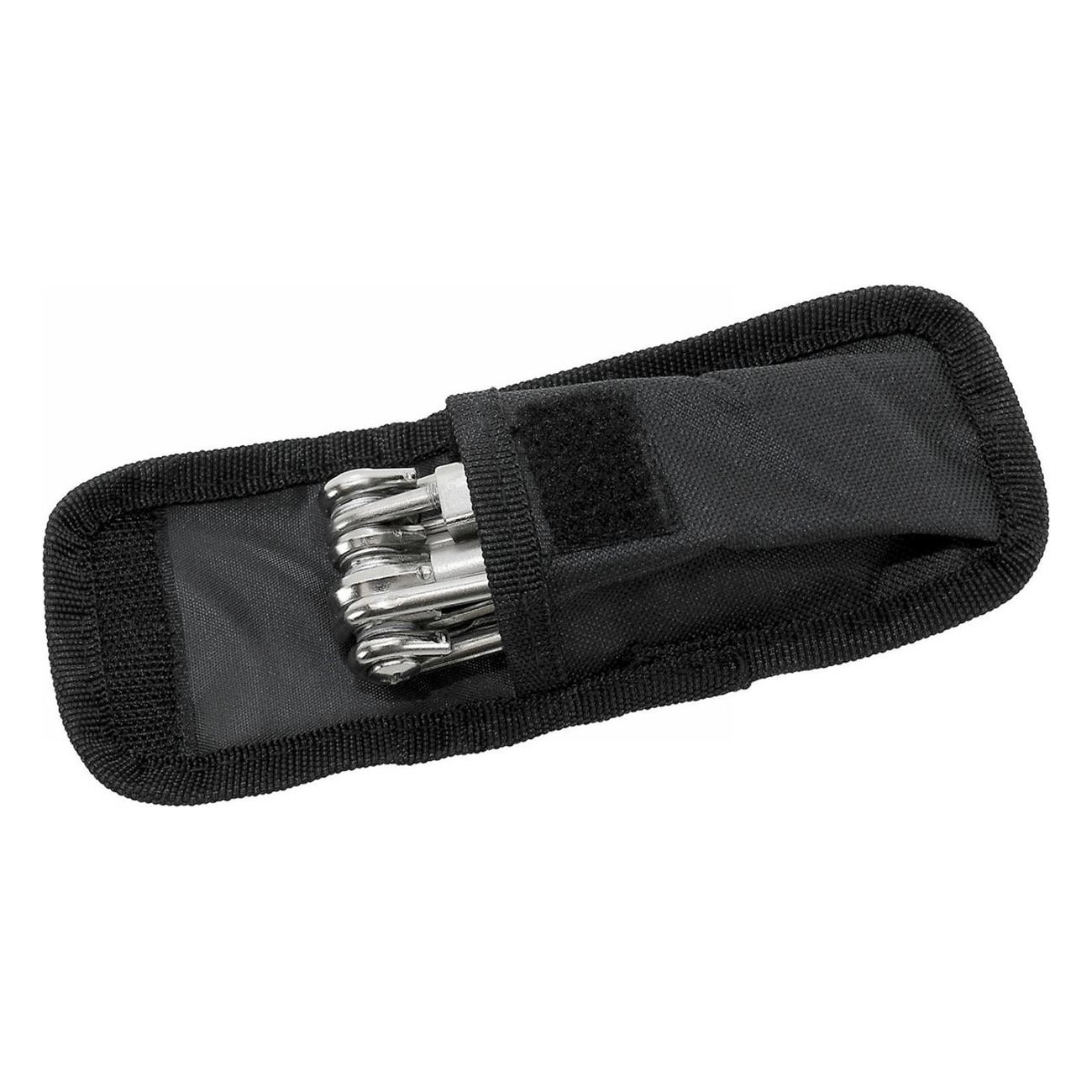 Ventura 11-Function Folding Multitool with Nylon Case, Silver - 2