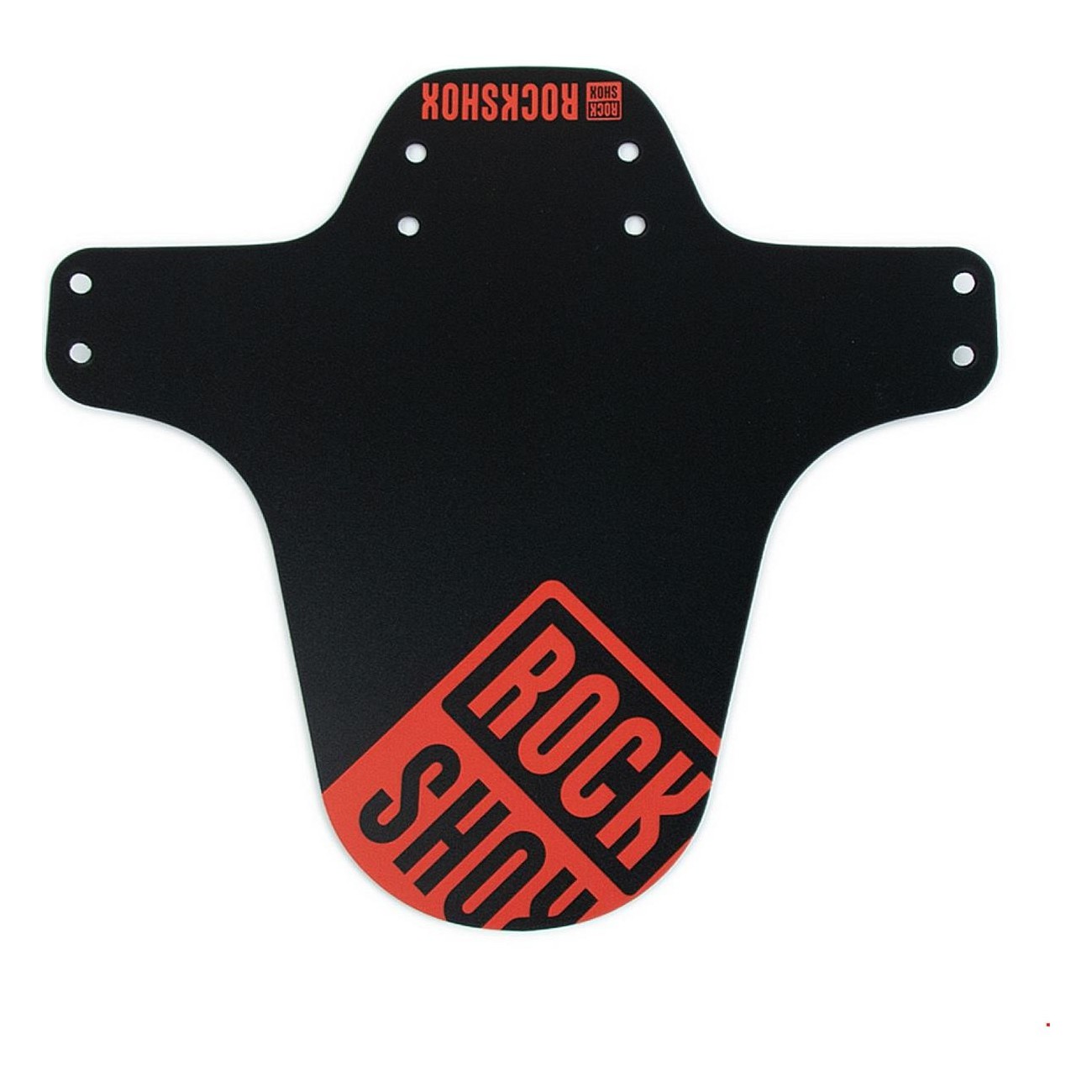 RockShox MTB Mudguard Black-Red Fire with Advanced Fork Protection - 1