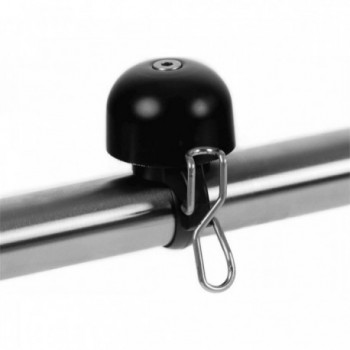 Cloche Widek Paperclip en Acier Noir pour Guidons Ø 25,4 mm - 2