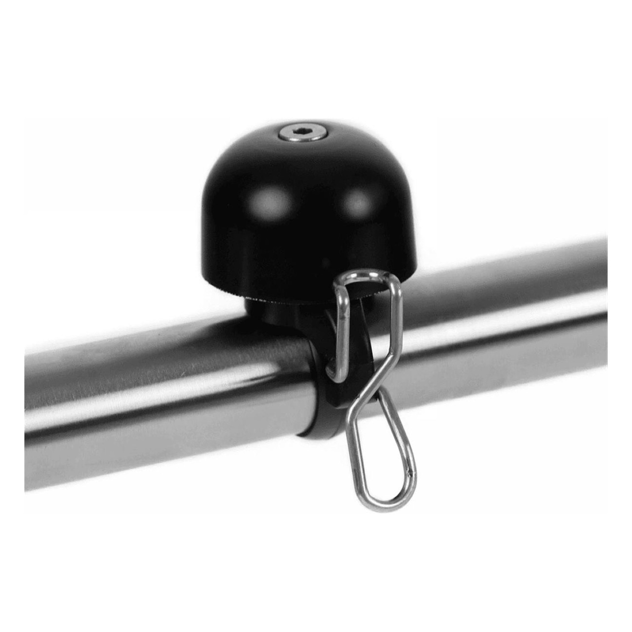 Widek Paperclip Black Steel Bell for Bicycle Handlebars Ø 25.4 mm - 2