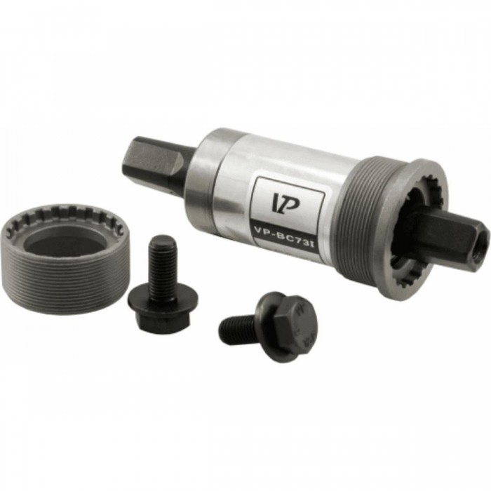 ITA70 Steel Bottom Bracket 36x70mm with Square Axle and Threaded Bearings - 1