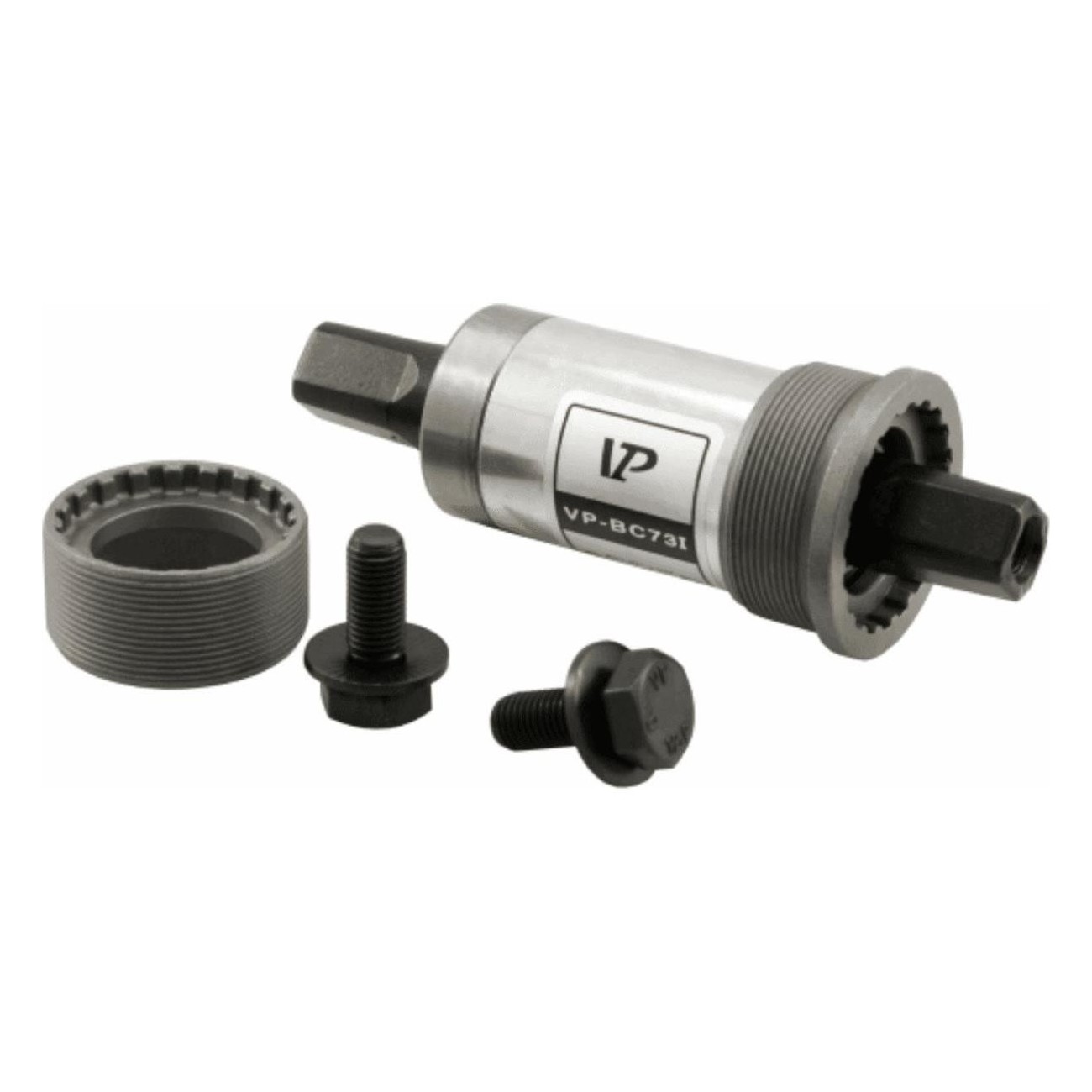 ITA70 Steel Bottom Bracket 36x70mm with Square Axle and Threaded Bearings - 1