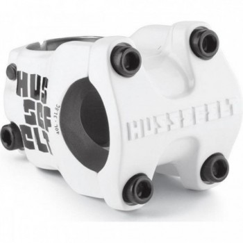 Hussefelt Handlebar Stem 60mm 0° White - Aluminum 7075, 31.8mm Diameter - 1