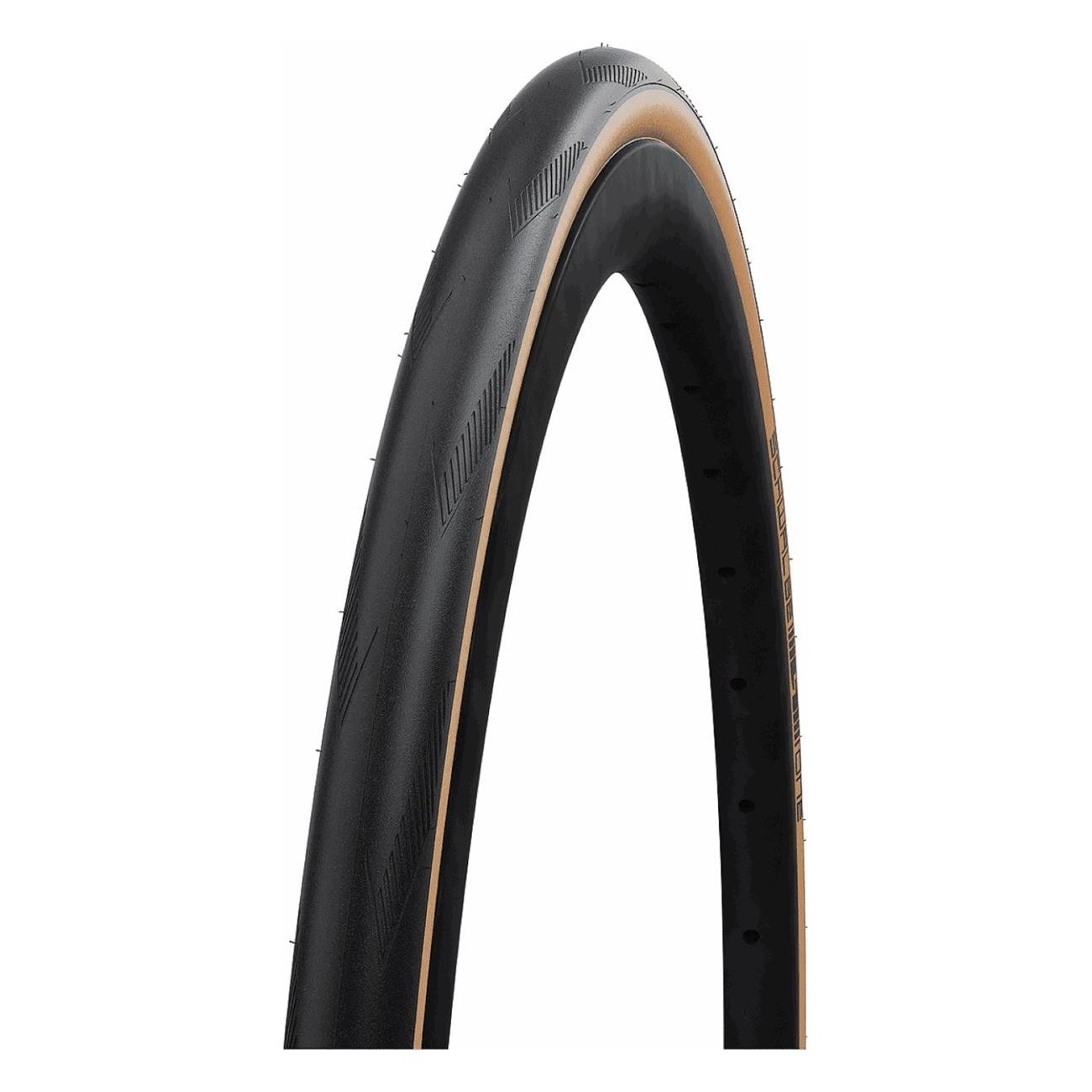 Neumático Schwalbe One 700x25 Addix Plegable Beige para Bicicleta de Ciclismo - 1