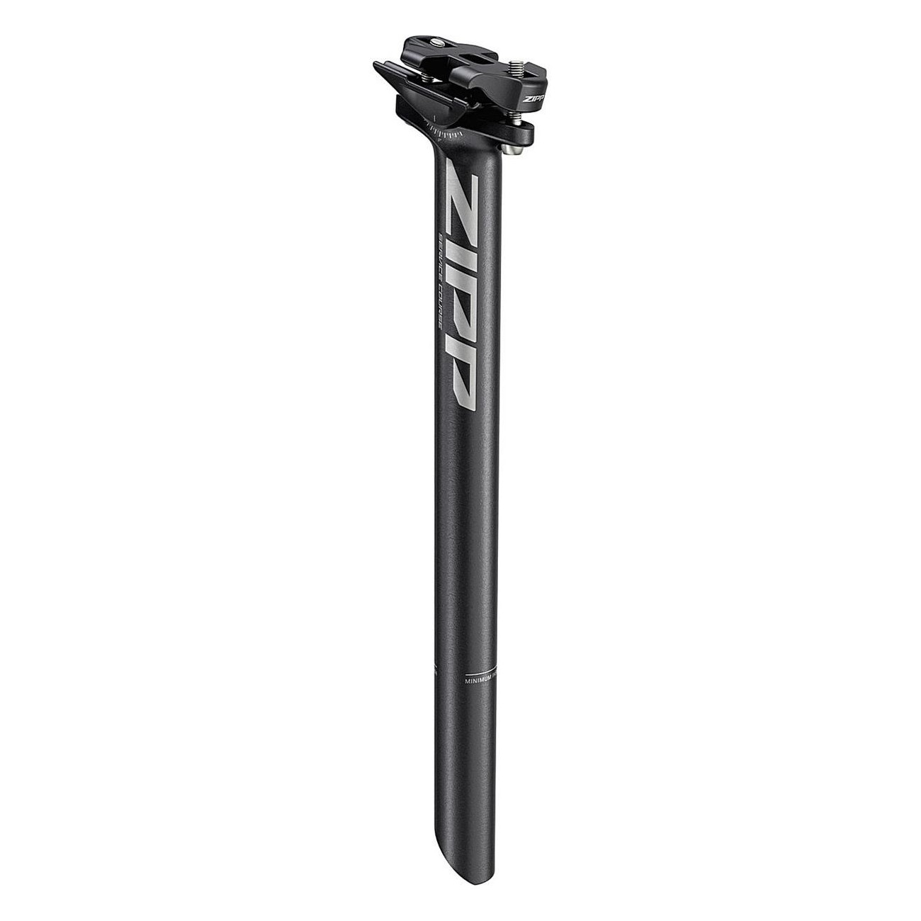 Tige Zipp Service Course 27,2 mm x 350 mm Offset 0 mm Noir - Légère et Résistante - 1