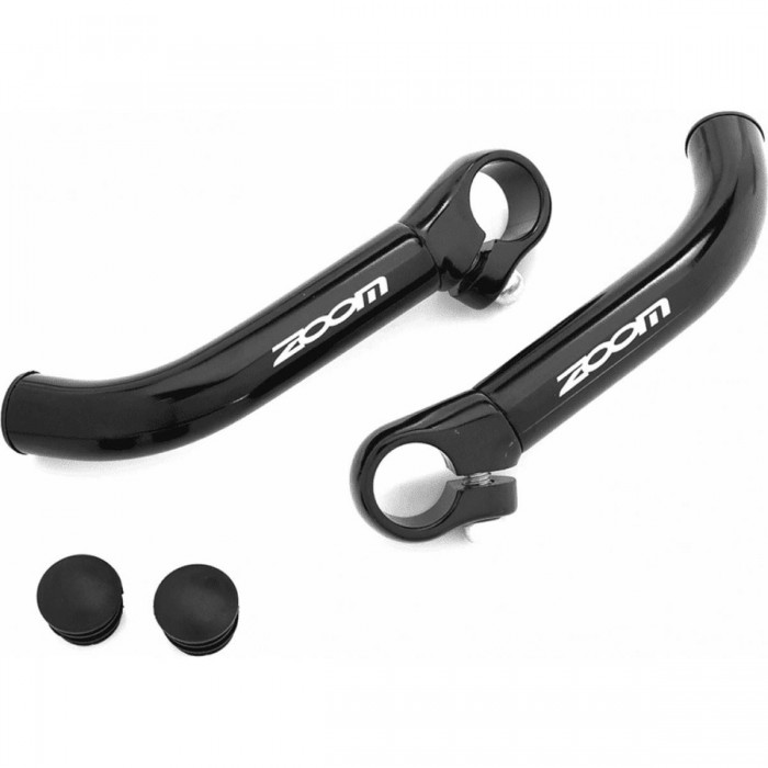 Appendici MTB in Alluminio Nero Ø25.4mm - Accessori per Mountain Bike - 1 - Prolunghe manubrio - 8055320652998