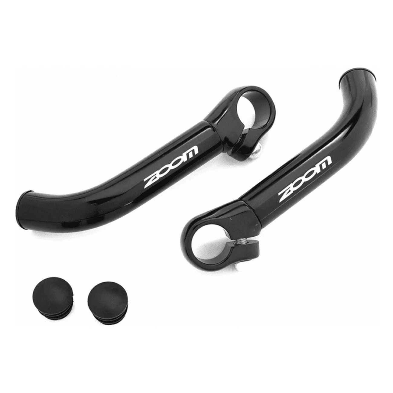 Appendici MTB in Alluminio Nero Ø25.4mm - Accessori per Mountain Bike - 1 - Prolunghe manubrio - 8055320652998