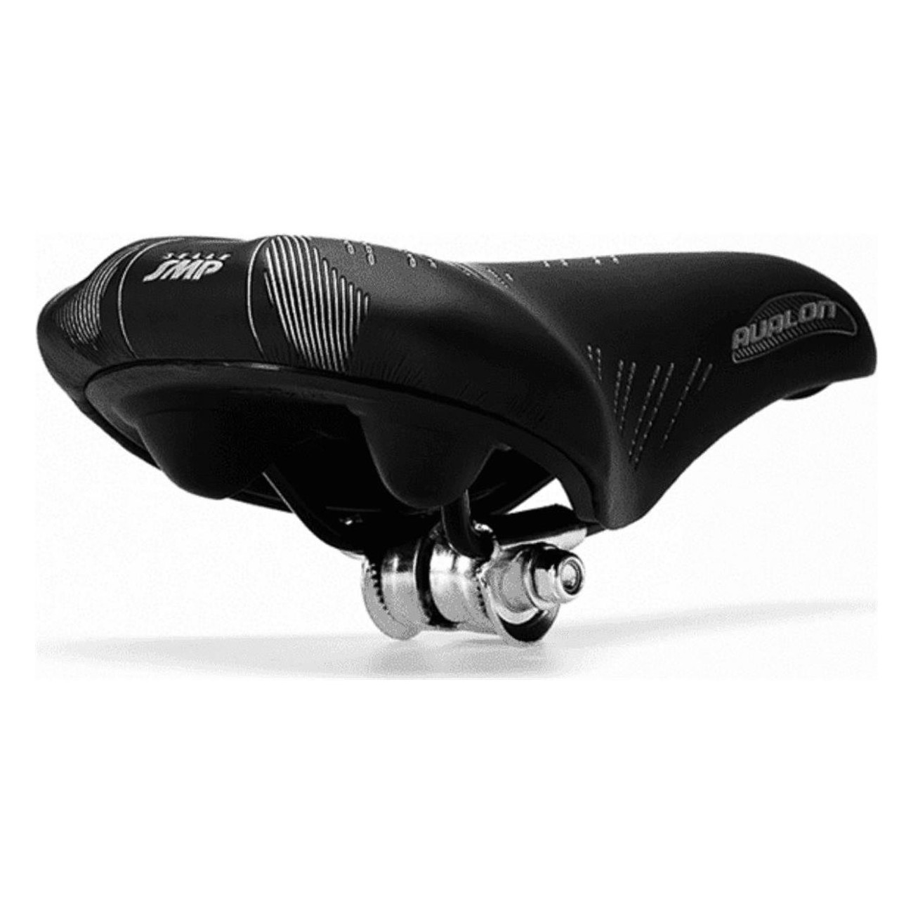 Men's Offroad MTB Saddle Black 272x161 mm 500g Skai with Steel Rail - 2