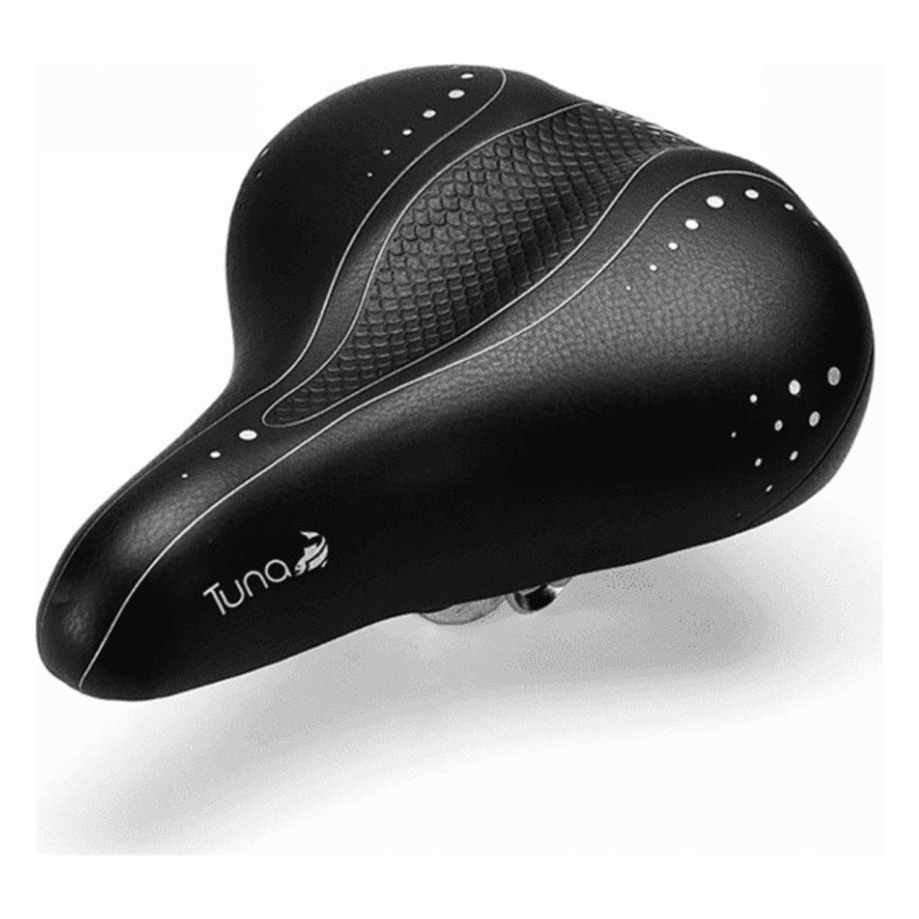 Women's Citybike Saddle Black 273x234 mm - Comfort & Style for Urban Travel - 1