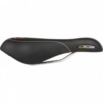 Sella VELO Vacu 267x168 mm Nero Opaco con Telaio in Acciaio e Inserto in Gel, Senza Morsetto - 2 - Selle - 4015493250906