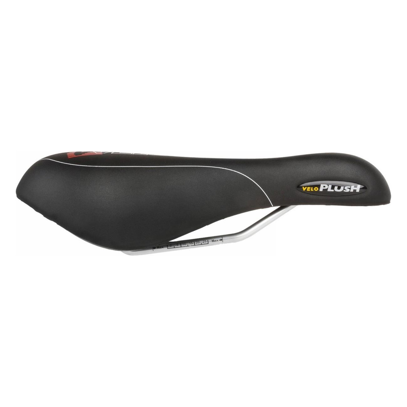 Sella VELO Vacu 267x168 mm Nero Opaco con Telaio in Acciaio e Inserto in Gel, Senza Morsetto - 2 - Selle - 4015493250906