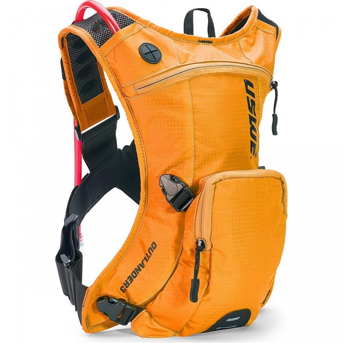 USWE Outlander 3L Orange Hydration Pack with NDM 1.0 Harness for MTB, Road & Gravel - 1