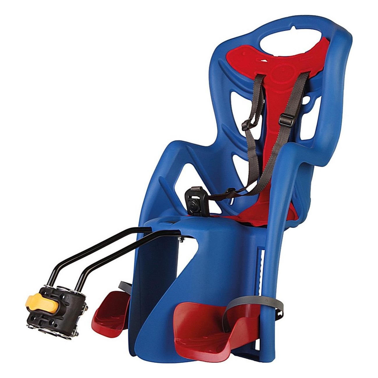 Seggiolino Posteriore Pepe per Bicicletta - Telaio Electric Blue, Sicurezza e Comfort per Bambini fino a 22 kg - 1 - Seggiolini 