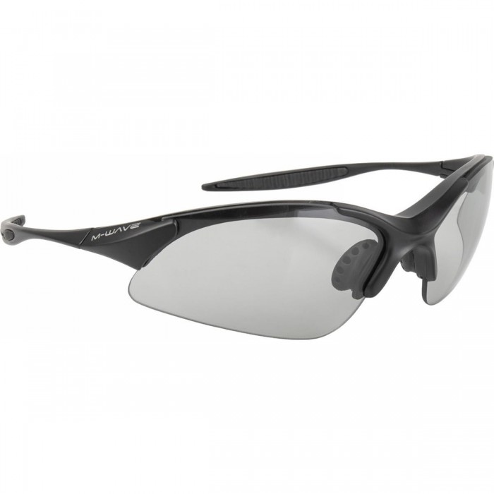 M-Wave Black Sport Sunglasses with Photochromic Interchangeable Lenses - 1