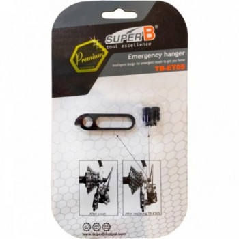 Crochet d'Urgence Super B Premium TB-ET05 Noir pour Dérailleur - 2