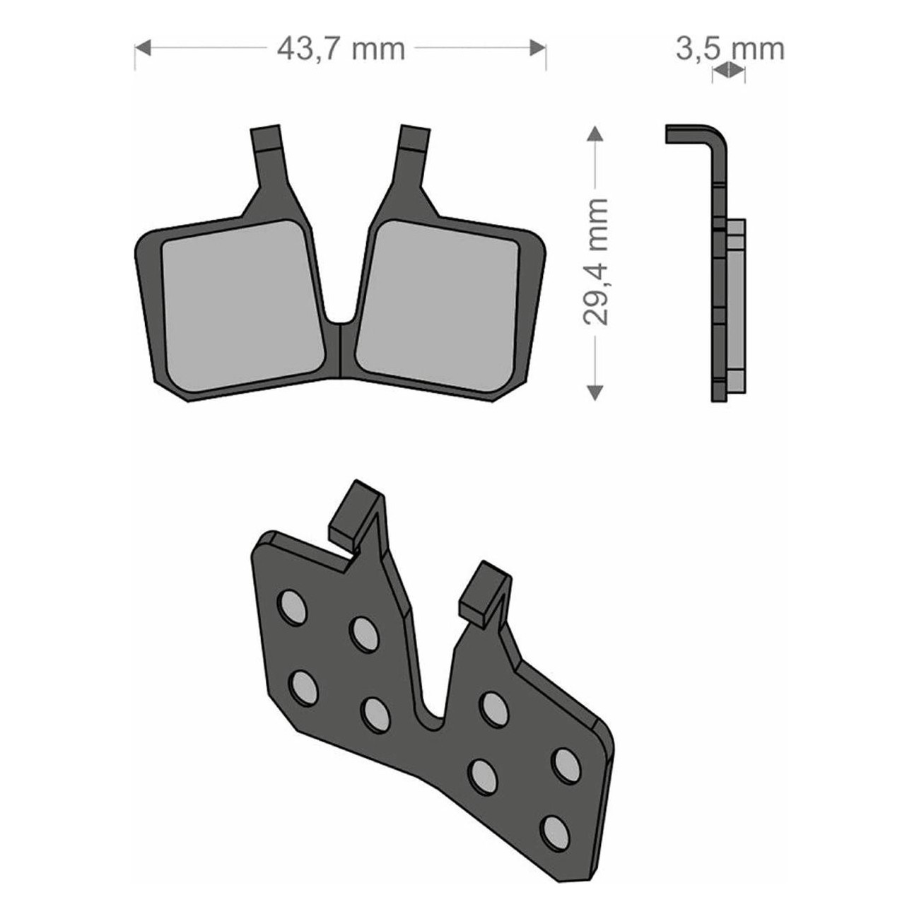 Sinterbremsbeläge BRENTA für Magura MT5/MT7 - Hohe Leistung und Haltbarkeit - 1