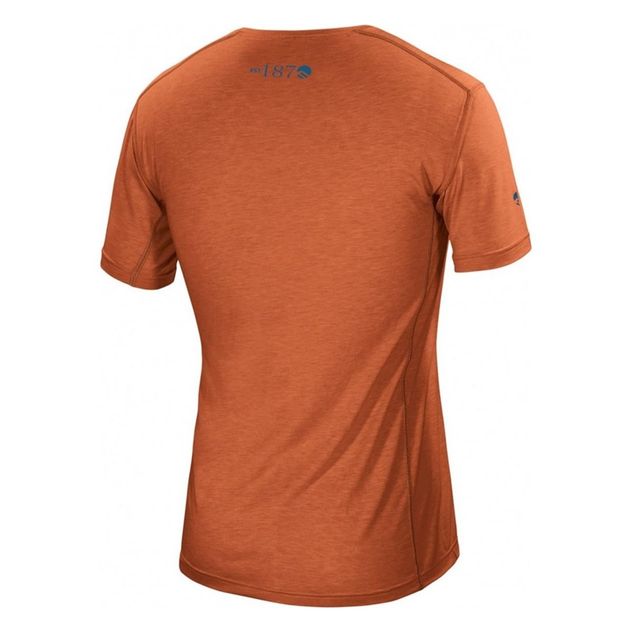 Men's Yoho Dark Orange T-shirt L in Quick-Dry Lyocell - 2