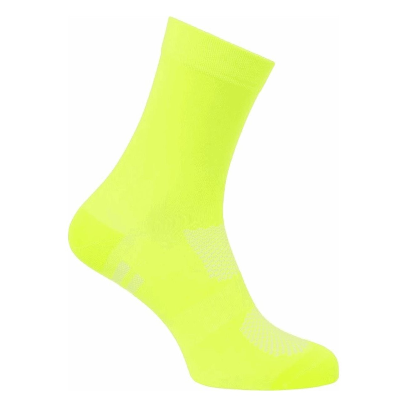 Chaussettes High Coolmax 19cm Jaune Fluo Respirantes S-M - Confort et Style - 1