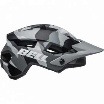 Casco Spark 2 Gris/Camo con Visera Ajustable, Talla 50-57 cm, Diseño Ventilado - 4