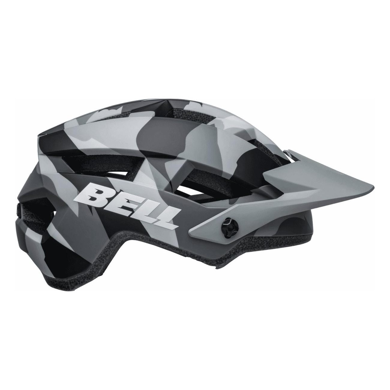 Casco Spark 2 Gris/Camo con Visera Ajustable, Talla 50-57 cm, Diseño Ventilado - 4