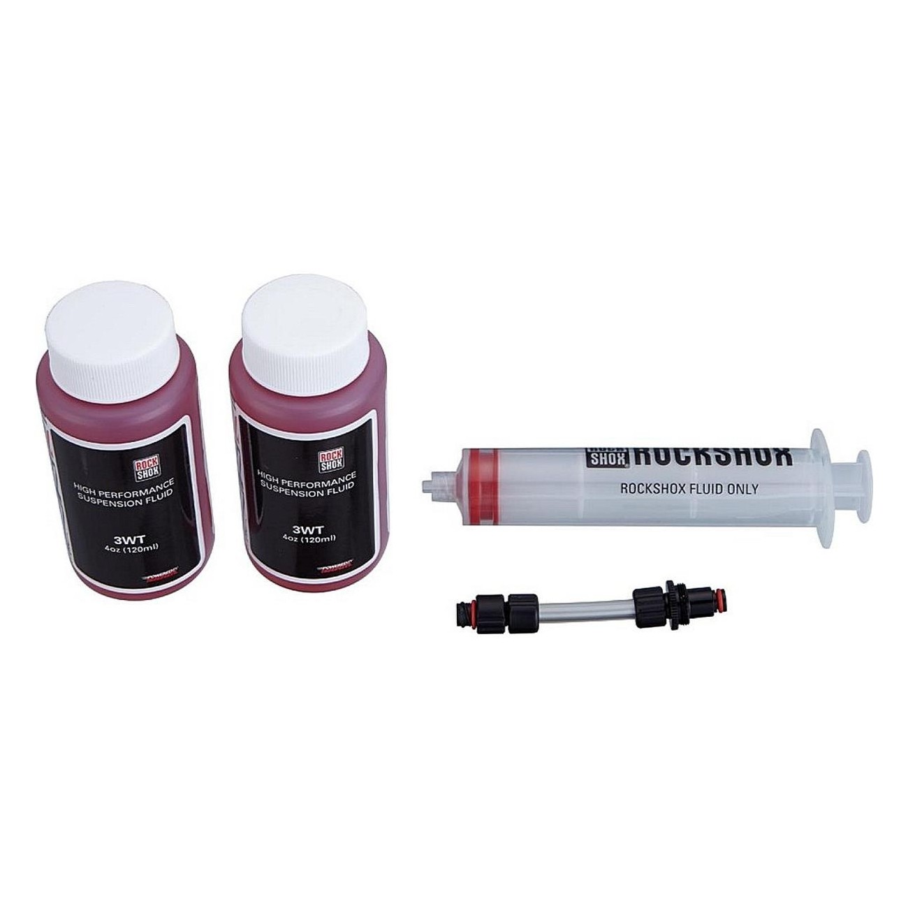 Standard Bleed Kit for RockShox Charger Damper with Syringe and 3W Oil - 1