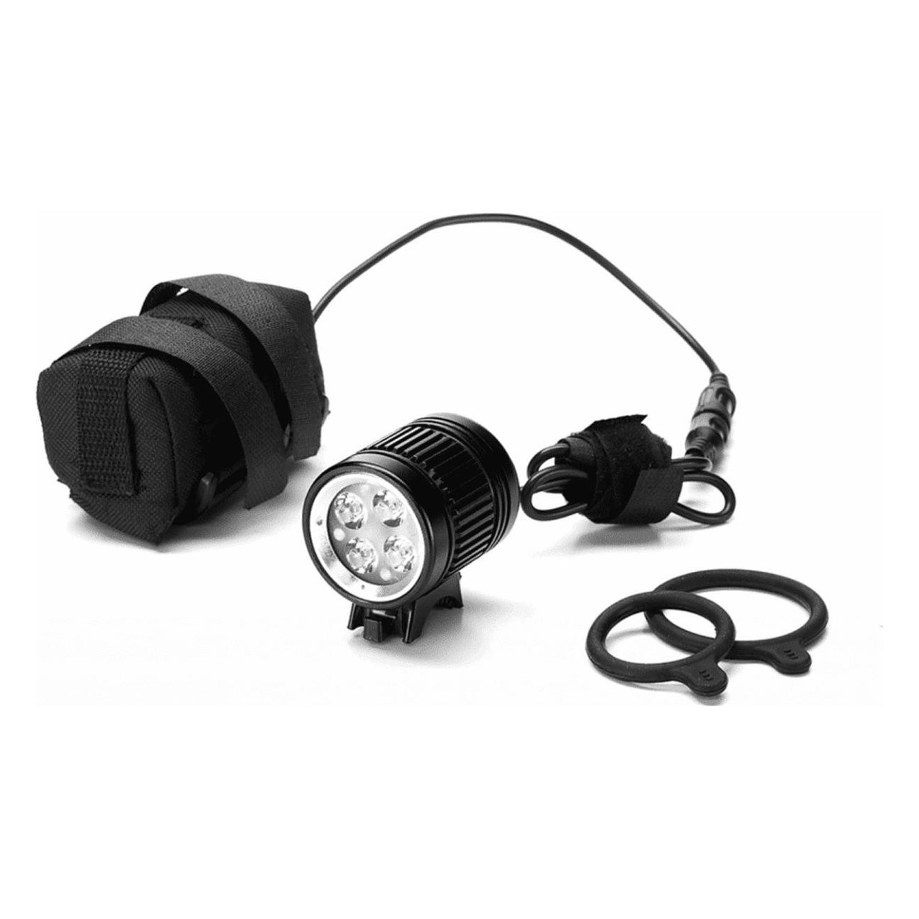 Fanale luce jy fast 1600 lumens 4 funz. ricaricabile batteria - 2 - Luci - 8051772125042