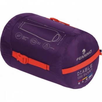 Sac de Couchage Diable 1100 Duvet Down Violet - 3