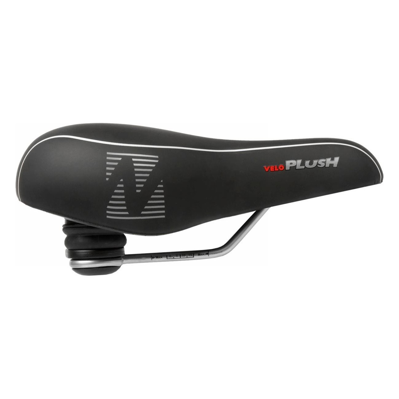 Selle Velo Plush Elasto MF City Comfort 275x211 mm Noir avec Mousse Mémoire - 2