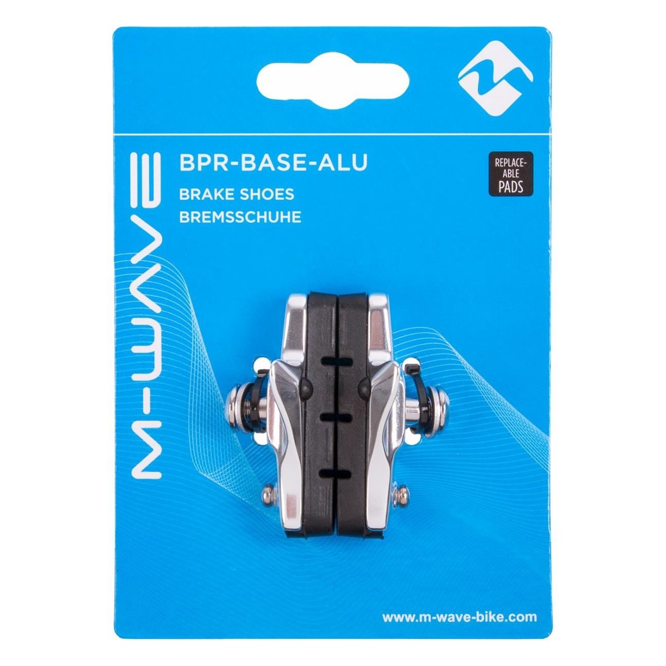 Shimano Bremsbeläge für Rennräder, Aluminium, Austauschbare Beläge, 55mm, EN geprüft - 5